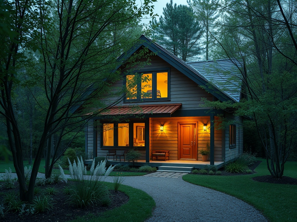 homgart-development.ru | Автономное освещение входной зоны и дорожек вокруг дома из бруса